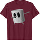 Cute Dabbing Marshmallow T-Shirt - T-Shirt | Maroon