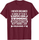 Swimming Instructor Gift Funny Swim Coach T-Shirt - T-Shirt | Maroon