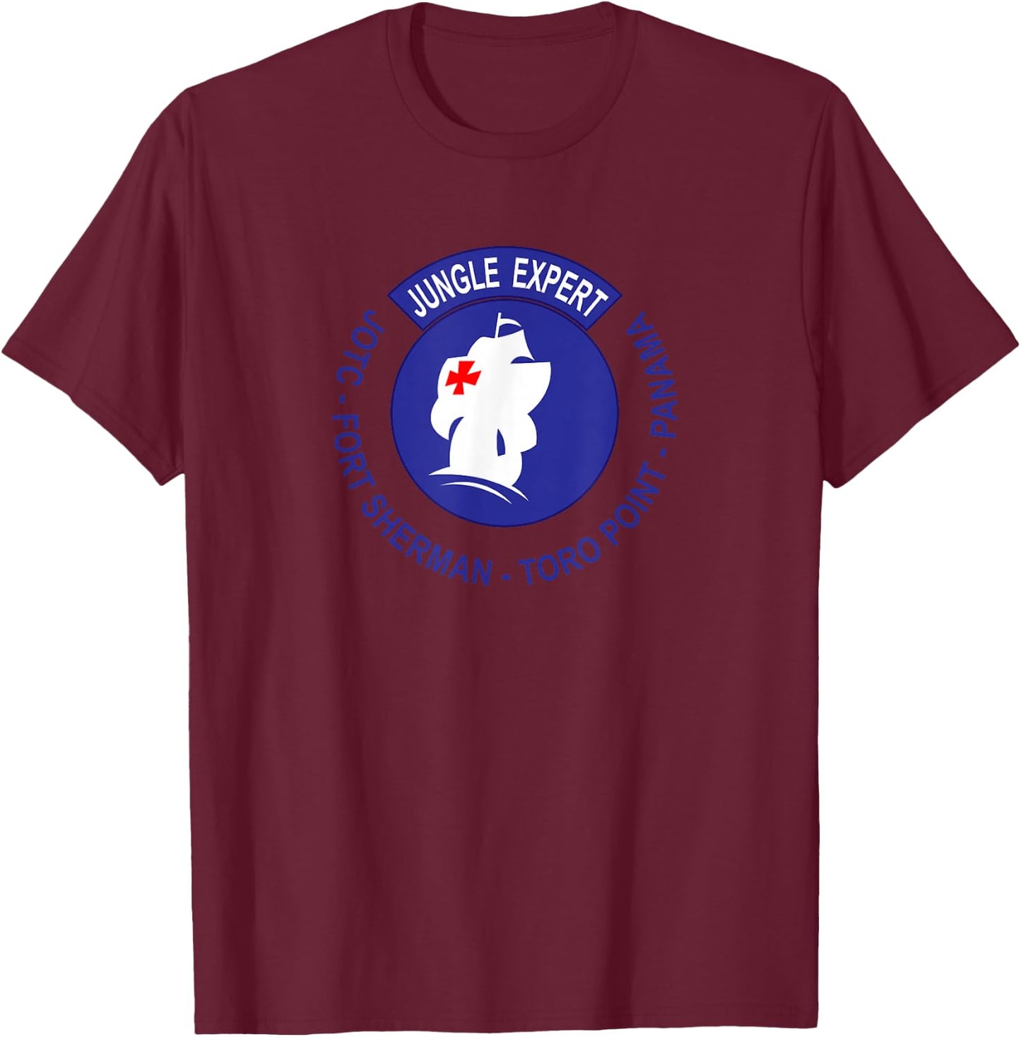 Jungle Expert Panama T-Shirt - T-Shirt | Maroon