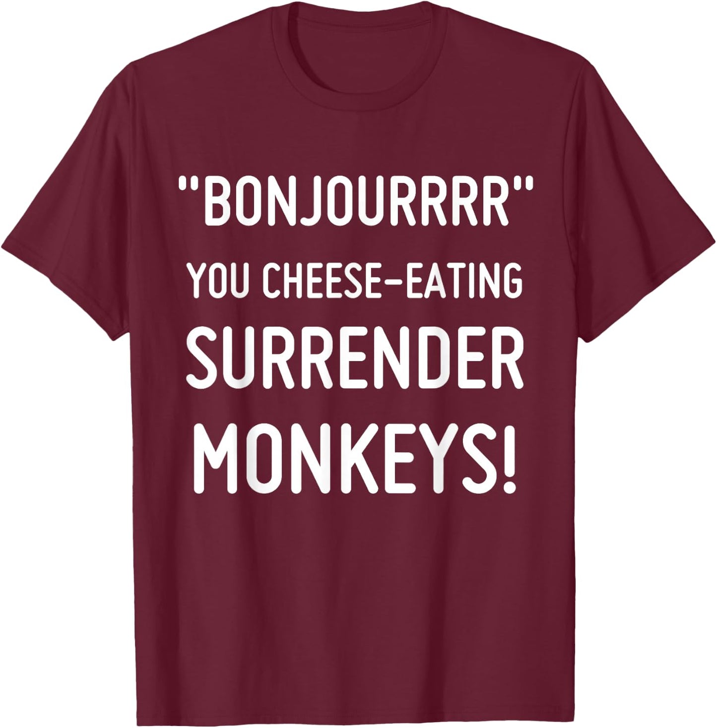 Funny for French Teacher or French Student T-Shirt - T-Shirt | Maroon