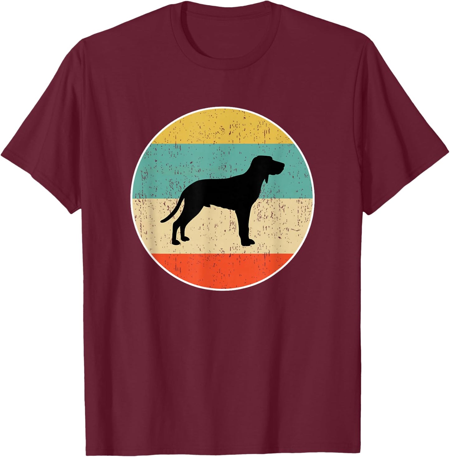 Redbone Coonhound Dog T-Shirt - T-Shirt | Maroon