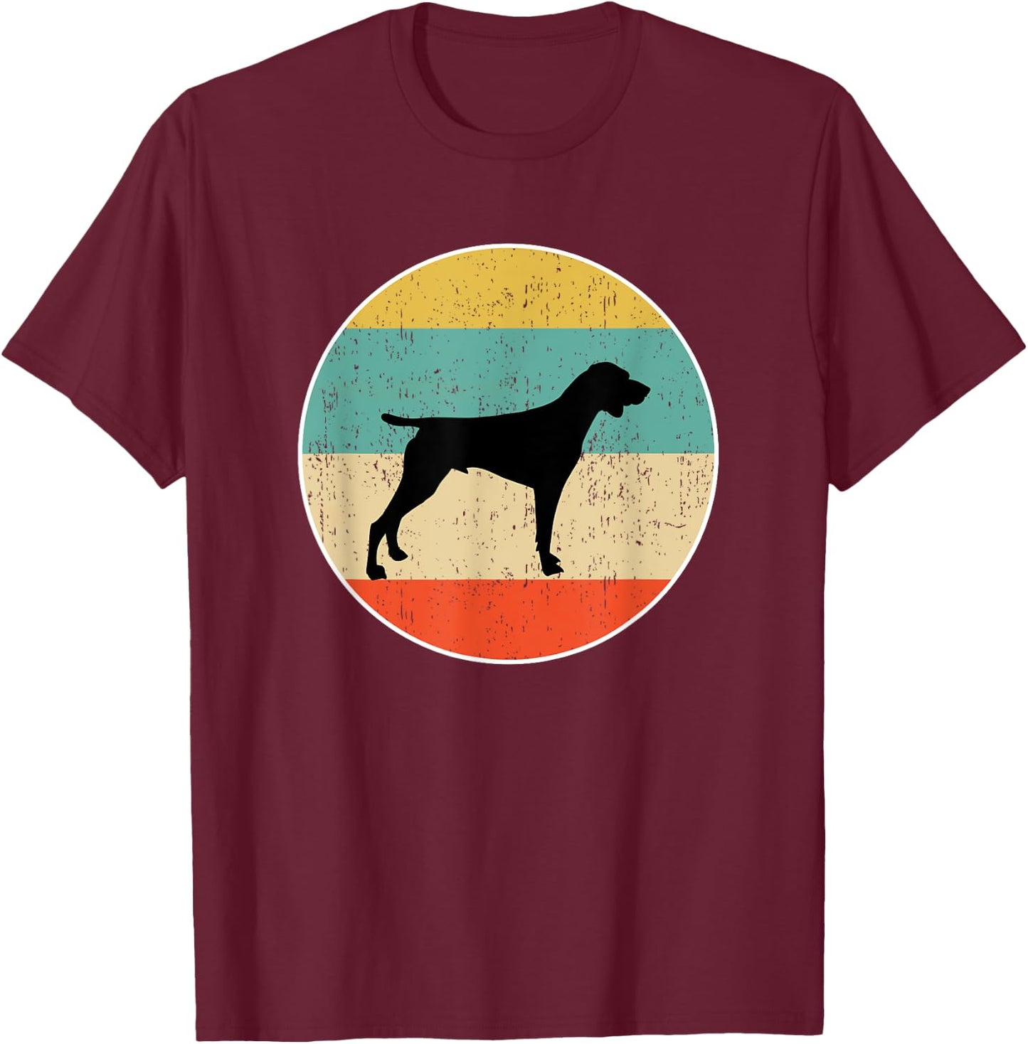 Pointer Dog Women Kids T-Shirt - T-Shirt | Maroon