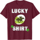 Lucky Horse Race, Equestrian Darks T-Shirt - T-Shirt | Maroon
