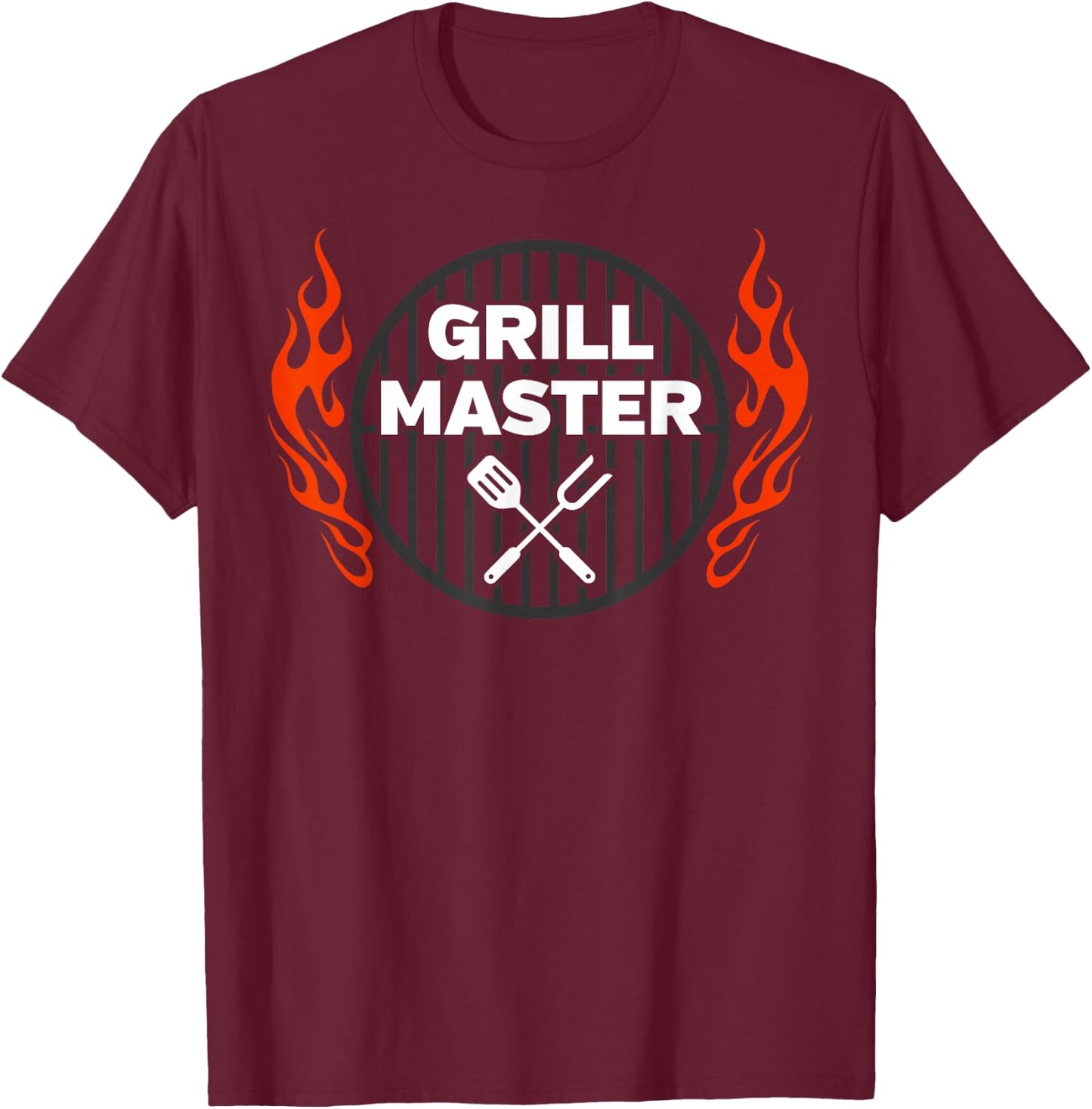 Grill Master T-Shirt - T-Shirt | Maroon