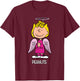 Peanuts Halloween Angel Sally Brown T-Shirt - T-Shirt | Maroon