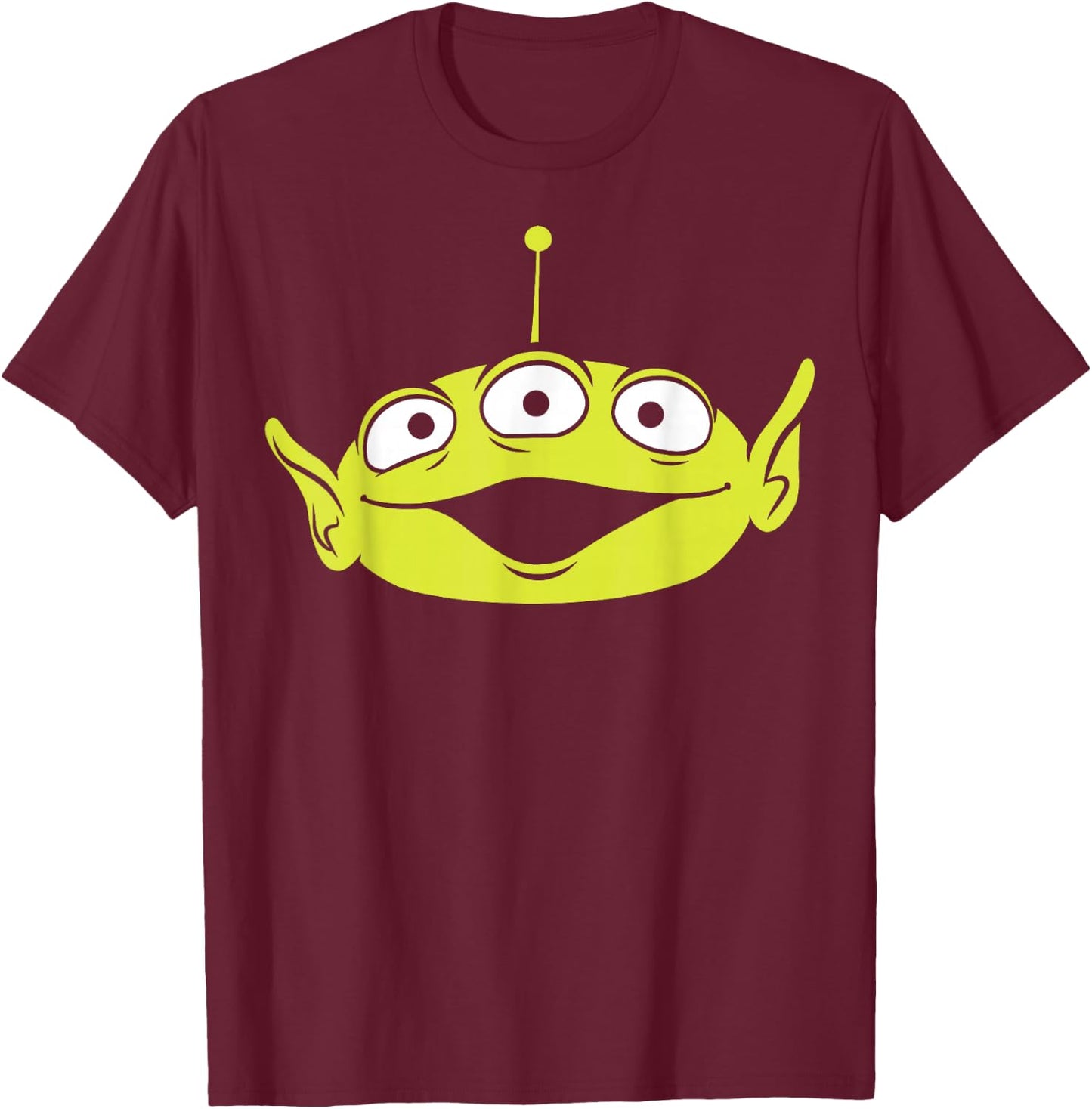 Disney Pixar Toy Story Alien Big Face T-Shirt - T-Shirt | Maroon