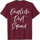 Cute Literature Department Teacher Gifts English Dept Squad T-Shirt - T-Shirt | Maroon
