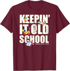 Fisher-Price Kids Blue Cotton 100% Classic Fit Short Sleeve , Small T-Shirt - T-Shirt | Maroon