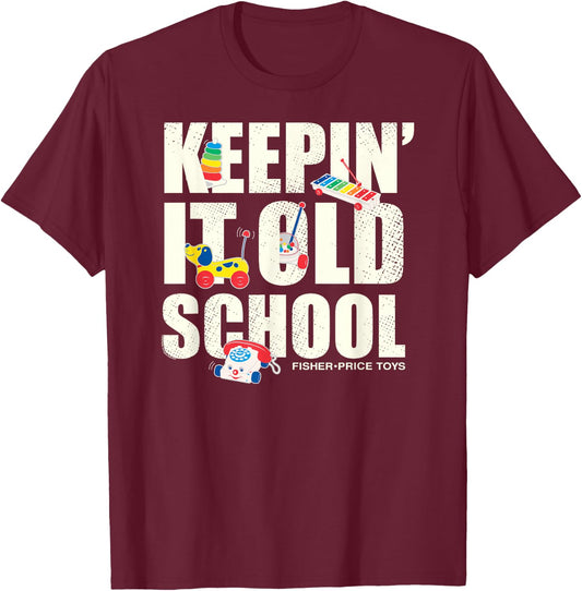 Fisher-Price Kids Blue Cotton 100% Classic Fit Short Sleeve , Small T-Shirt - T-Shirt | Maroon