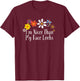 Funny Flowers Graphic I'm Nicer Than My Face Looks Saying T-Shirt - T-Shirt | Maroon
