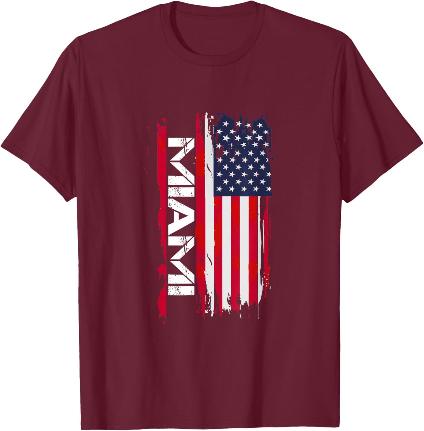 Miami and T-Shirt - T-Shirt | Maroon