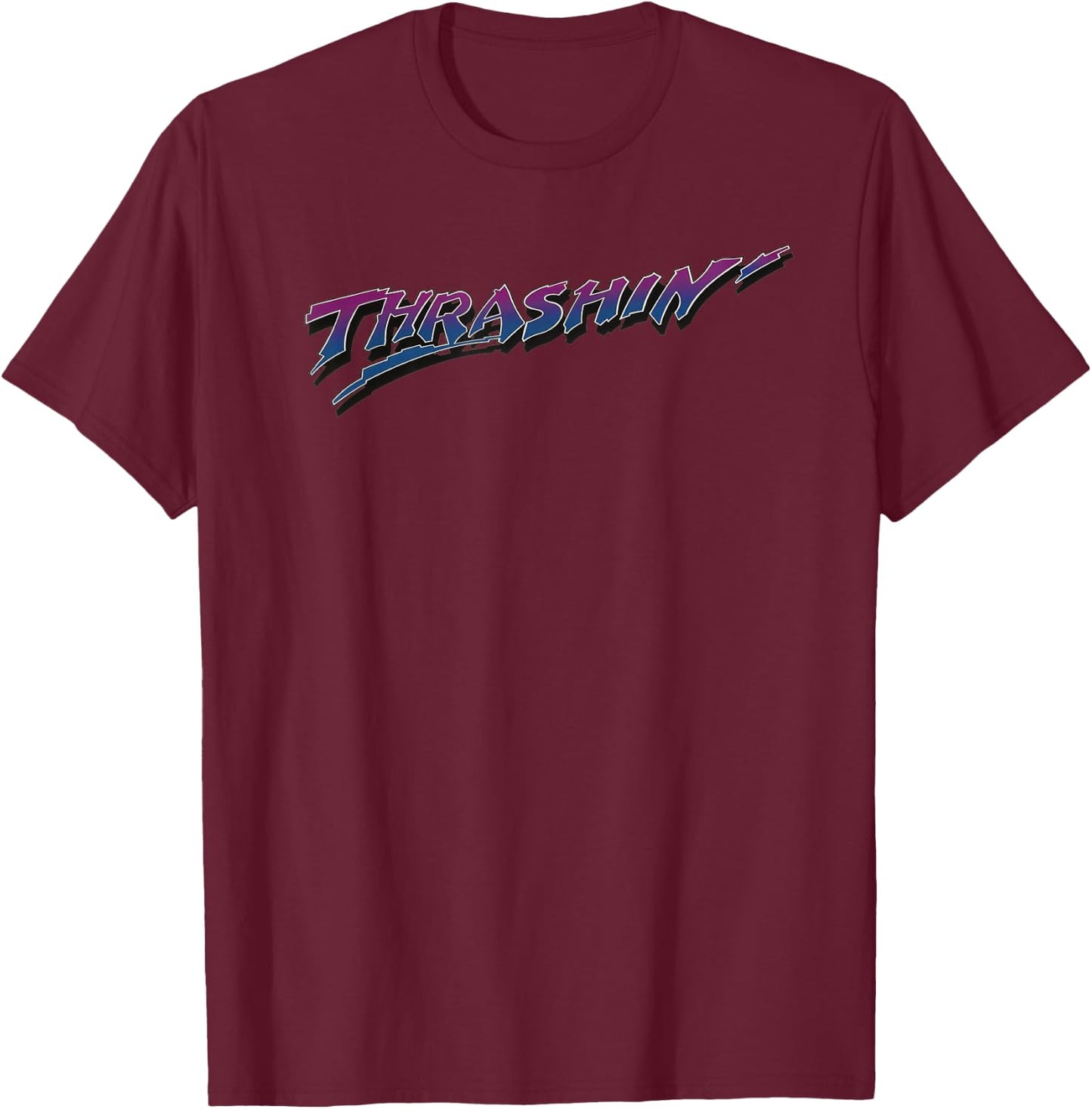 Thrashin' Skateboarding T-Shirt - T-Shirt | Maroon