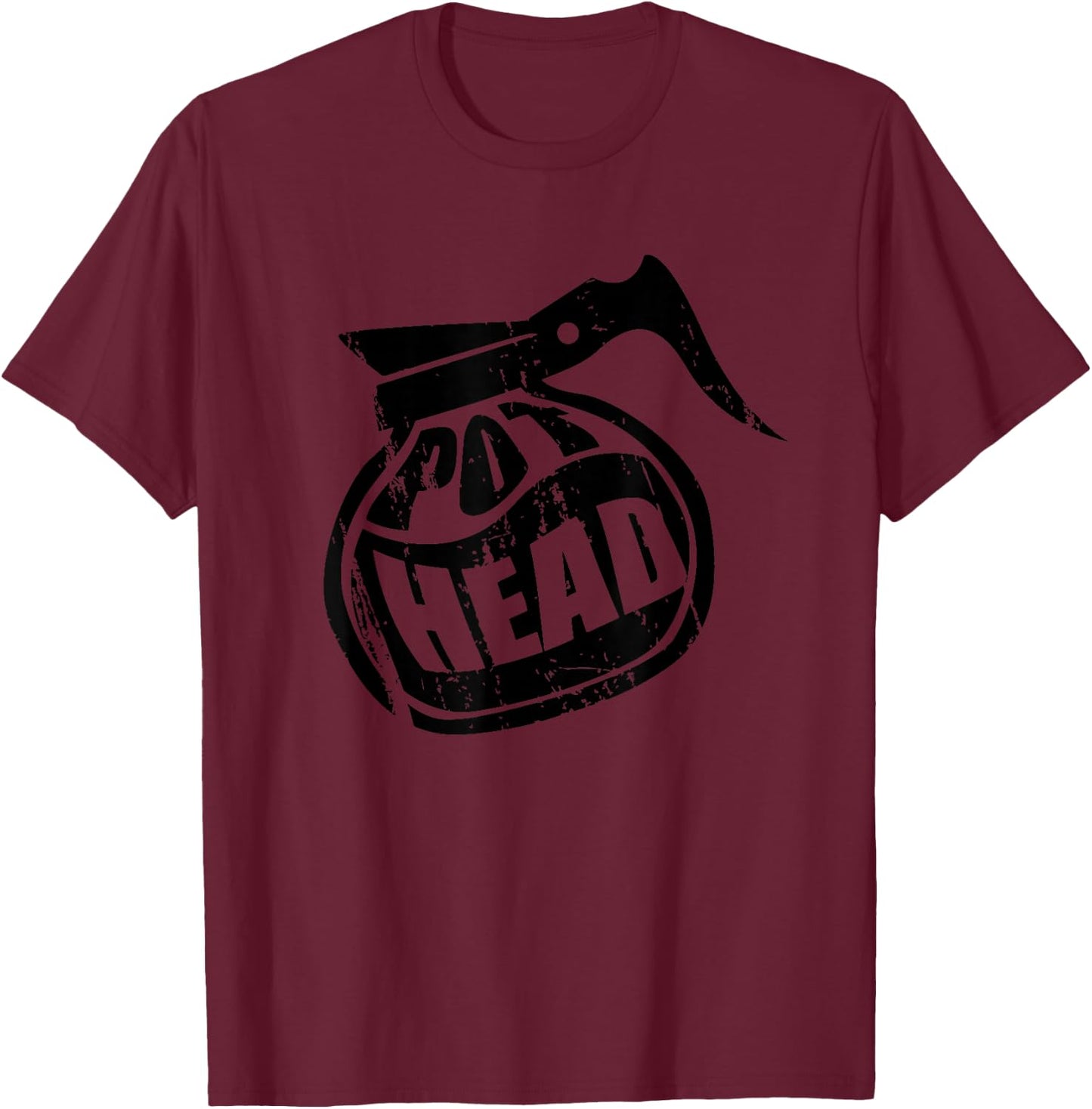 I Need Coffee Pot Head design For Coffee Lovers T-Shirt - T-Shirt | Maroon