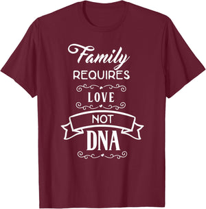 Adoption Shirt Adopted Foster Family Mom Dad Gift Adopt T-Shirt - T-Shirt | Maroon