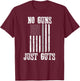 American Flag Thin Gray Line Corrections Officer Women Men T-Shirt - T-Shirt | Maroon
