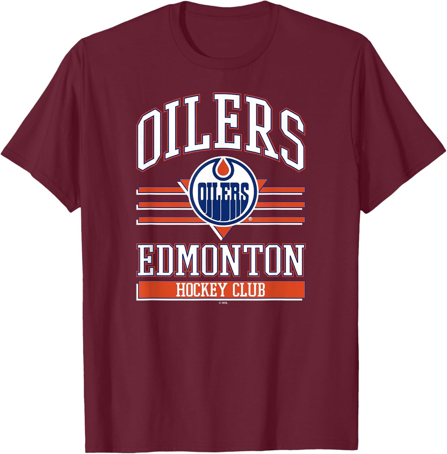 Edmonton Oilers Hockey Club Officially Licensed T-Shirt - T-Shirt | Maroon