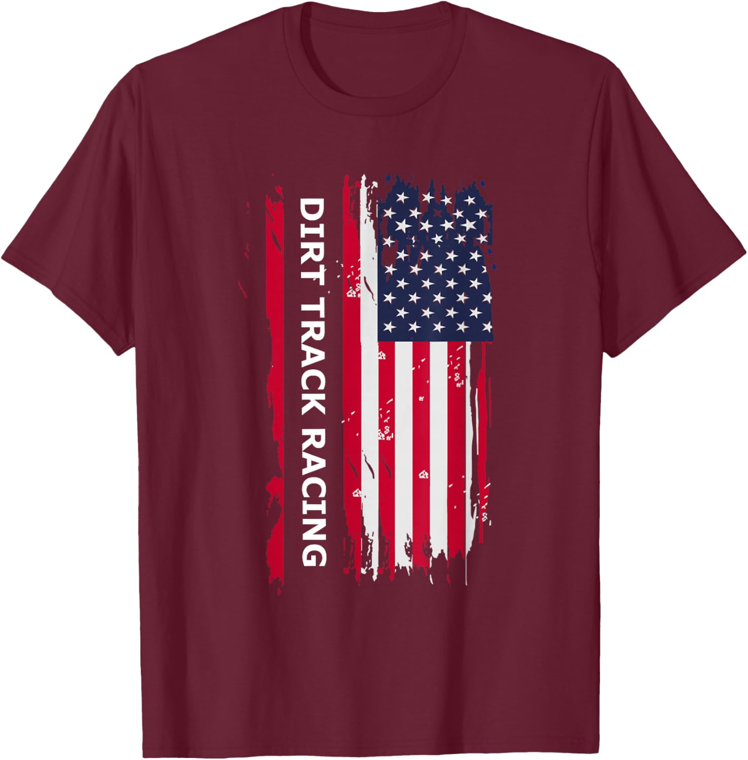 Dirt Track Racing T-Shirt - T-Shirt | Maroon