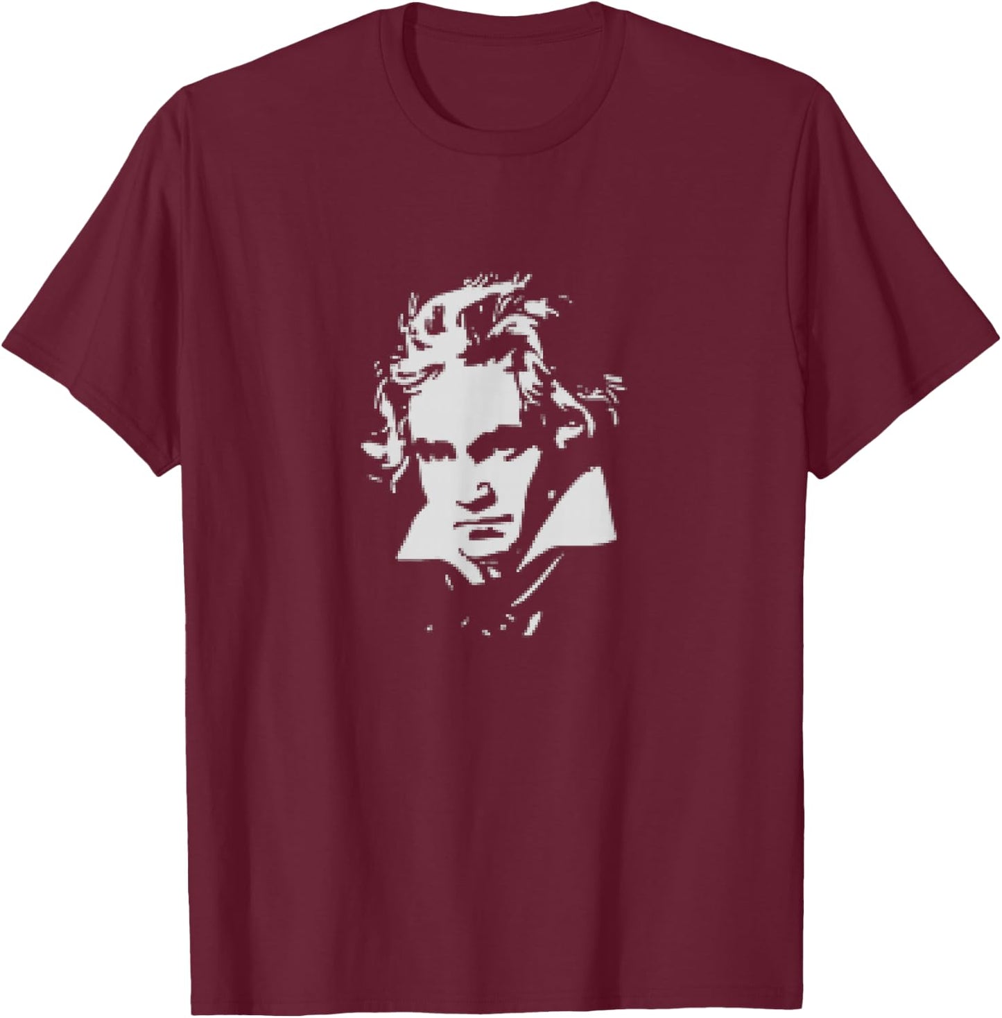 Ludwig van Beethoven T-Shirt - T-Shirt | Maroon