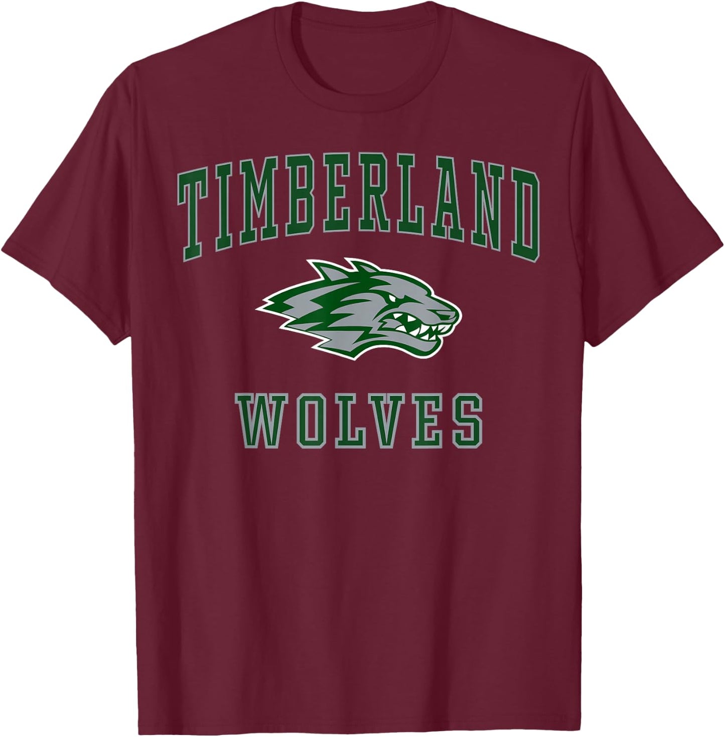 Timberland High School Wolves C1 T-Shirt - T-Shirt | Maroon
