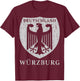 Germany Deutschland Wurzburg T-Shirt - T-Shirt | Maroon