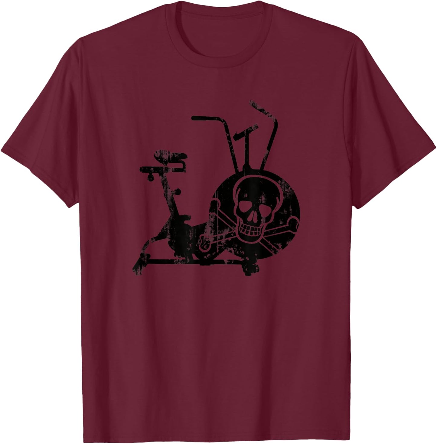 Air Assault Bike of Death T-Shirt - T-Shirt | Maroon