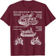 ZSU 23 Shilka Russian Anti-Flight Gift T-Shirt - T-Shirt | Maroon