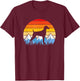 Vintage Retro Weimaraner T Shirt Weimaraner Lovers Gifts T-Shirt - T-Shirt | Maroon
