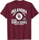 Oklahoma Sooners College World Series 2026 CWS Baseball T-Shirt - T-Shirt | Maroon