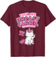 Fuck Off Breast Cancer Unicorn-Cat Butterfly Funny Quote Women T-Shirt - T-Shirt | Maroon