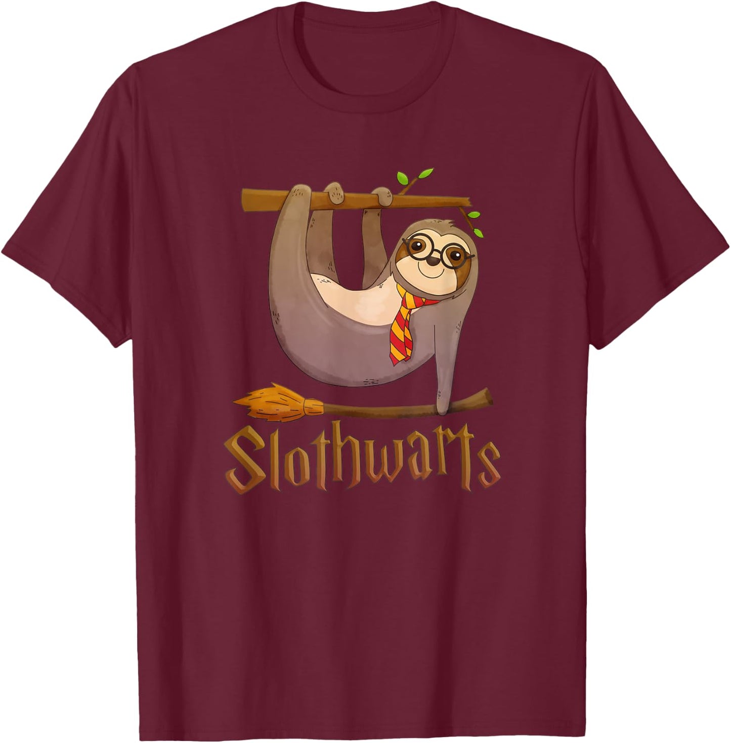 Slothwart Slothwarts T-Shirt - T-Shirt | Maroon