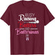 Busy Raising Ballers and Ballerinas Supporter Mom Gift T-Shirt - T-Shirt | Maroon