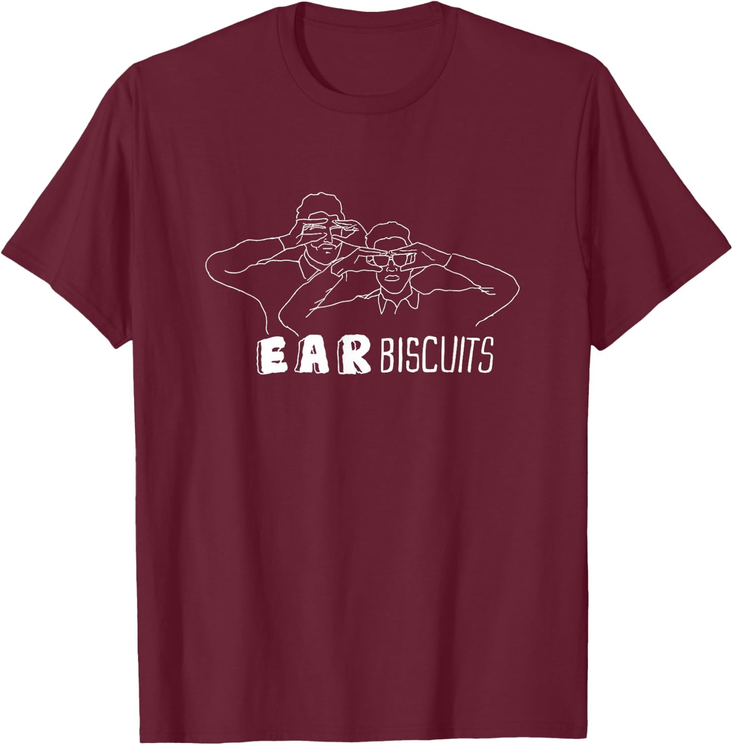Ear Biscuits T-Shirt - T-Shirt | Maroon