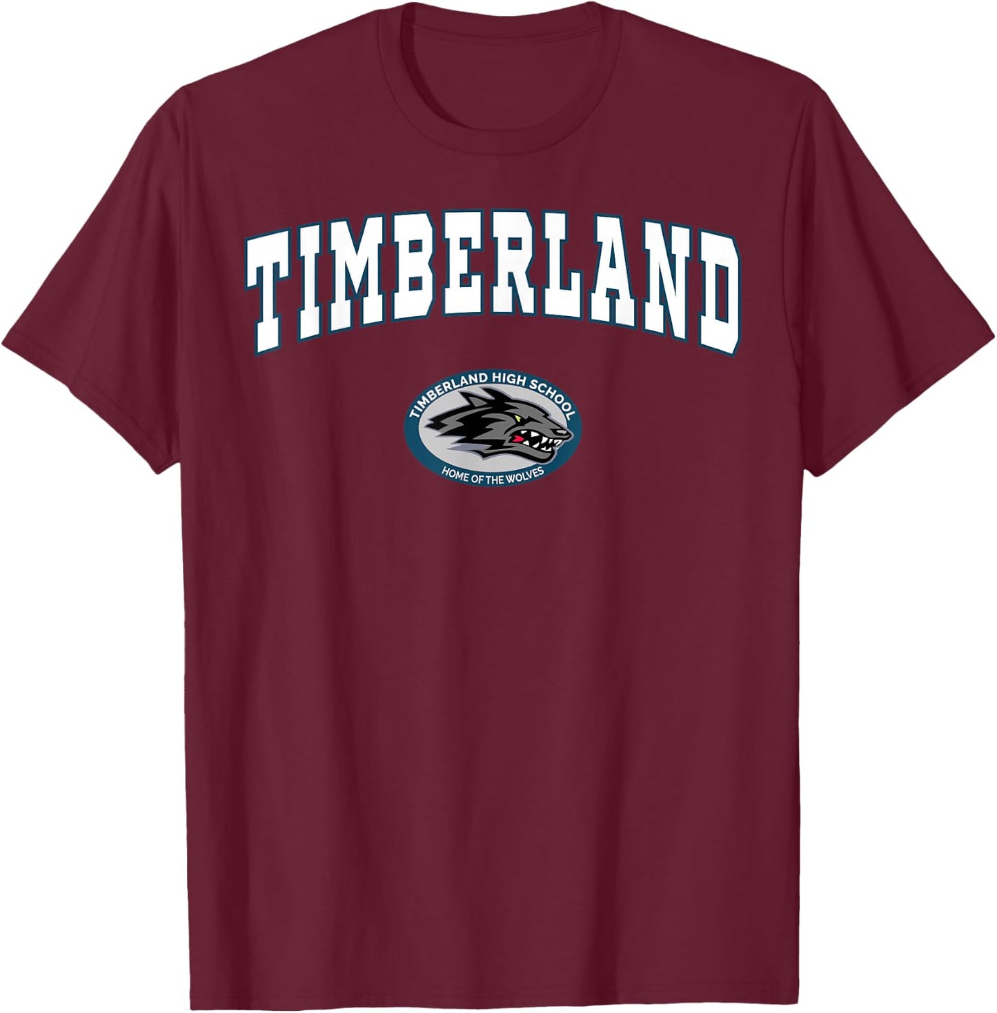 Timberland High School Wolves T-Shirt - T-Shirt | Maroon