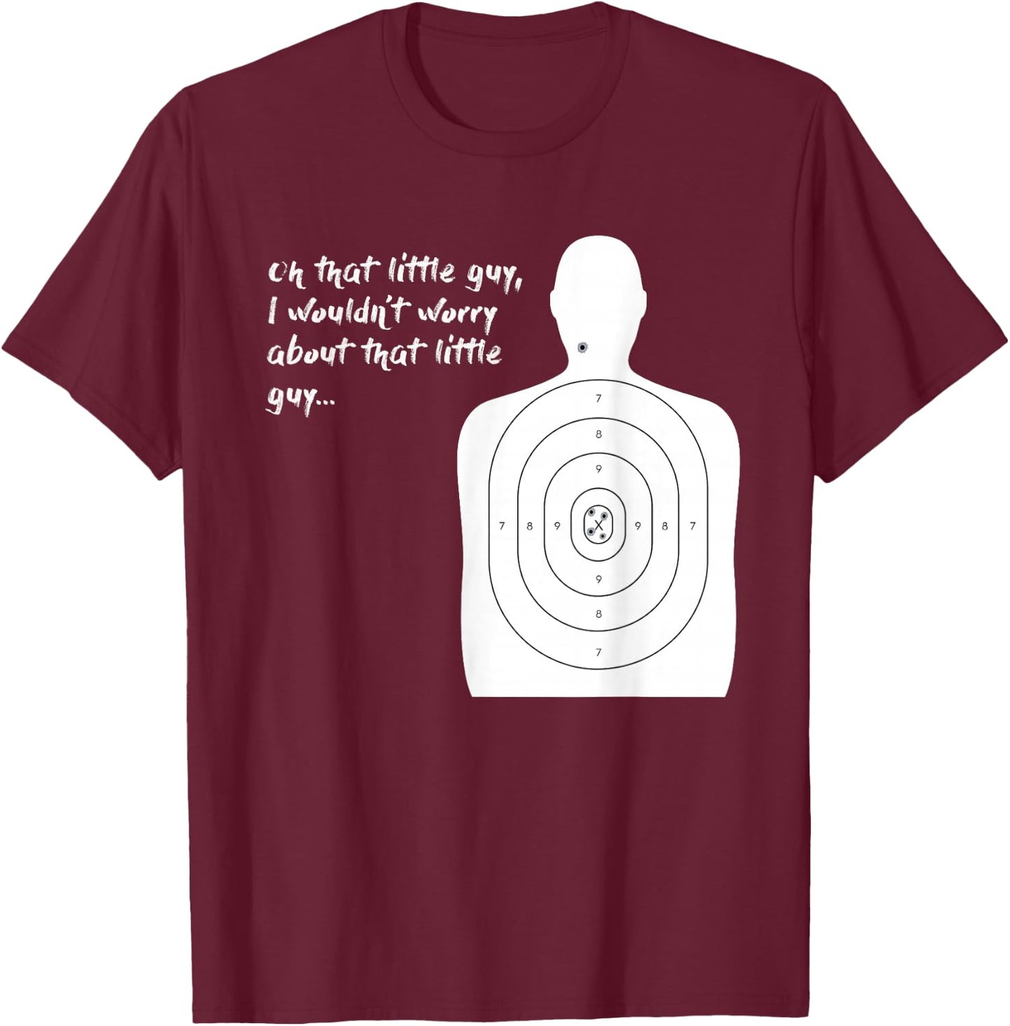 That Little Guy LEO State Trooper Gun Range Super T-Shirt - T-Shirt | Maroon