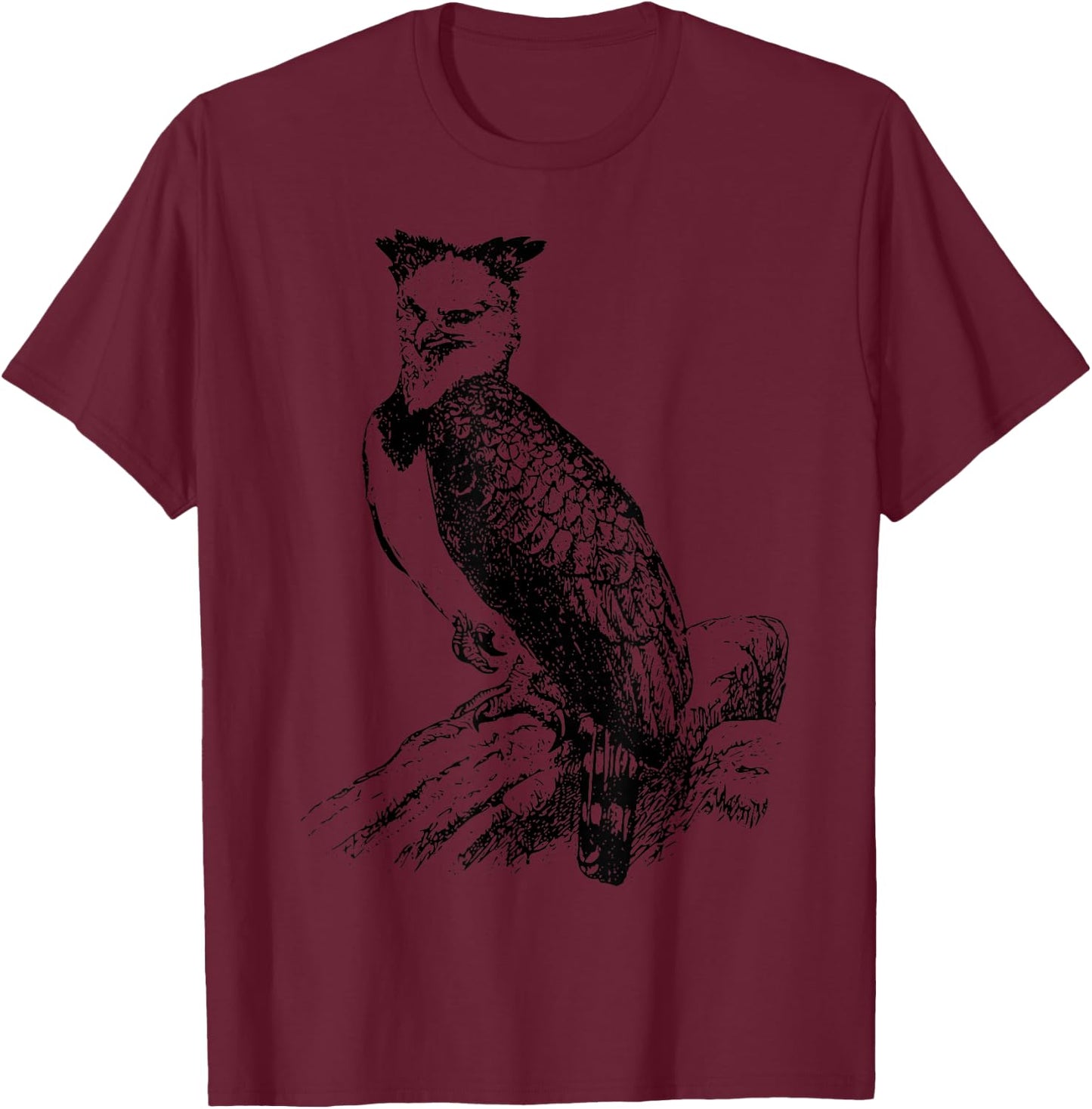 Harpy Eagle Shirt Harpy Eagle Bird Ornithology T-Shirt - T-Shirt | Maroon