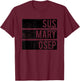 Distressed SUS MARY OSEP Filipino - Pinoy Graphic Te T-Shirt - T-Shirt | Maroon