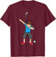 Dabbing Golf Boy Shirt | Cool I Love Golf Gift T-Shirt - T-Shirt | Maroon
