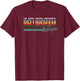Distressed Retro Bellingham WA Pacific Northwest Shirt PNW T-Shirt - T-Shirt | Maroon