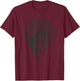 KOKOPELLI folklore MANDALA - Solid Black - Culture Fan Fun T-Shirt - T-Shirt | Maroon