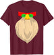 Christmas Reindeer Costume - Great Santa's Helper Xmas Gift T-Shirt - T-Shirt | Maroon