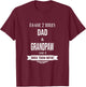 I Have 2 Titles Dad and Grandpaw Special Grandpa T-Shirt - T-Shirt | Maroon