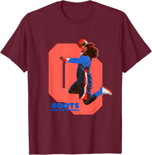 Uncle Drew: Boots 00 T-Shirt - T-Shirt | Maroon