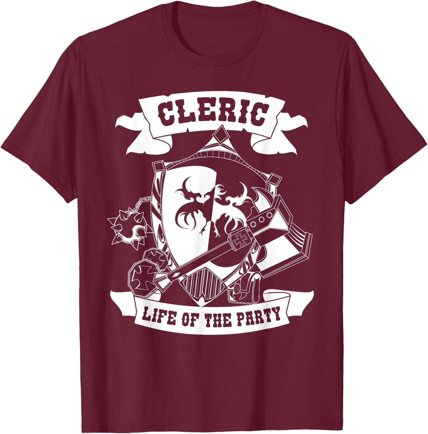 Cleric Life of the Party T Shirt , Women, and Kids T-Shirt - T-Shirt | Maroon