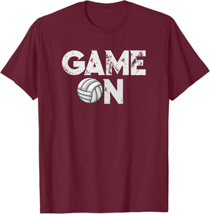 Cute Funny Volleyball For Teen Girls and Women T-Shirt - T-Shirt | Maroon