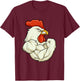 Rooster At The Gym - Muscle Fitness Training Bodybuilder T-Shirt - T-Shirt | Maroon