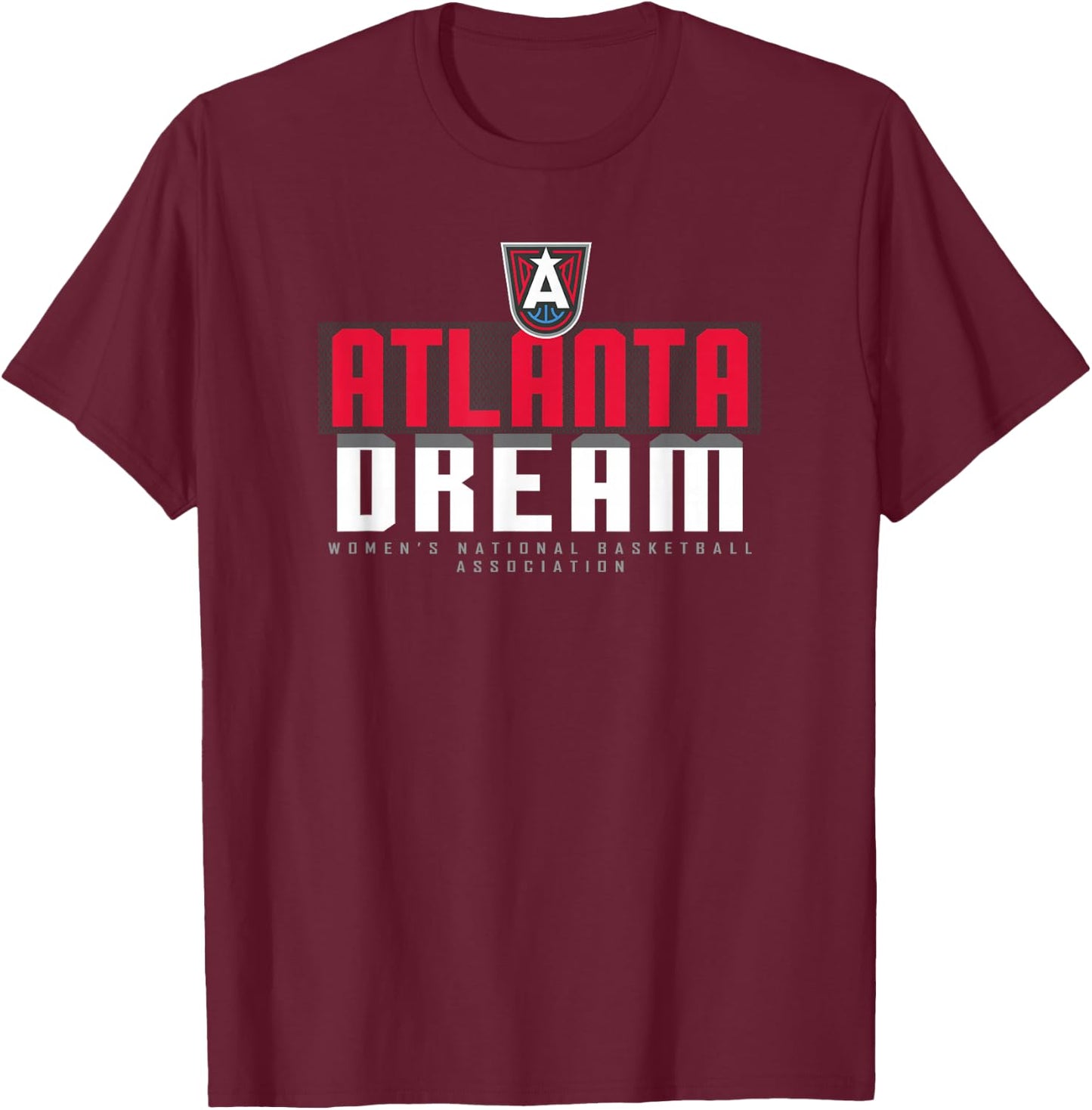 WNBA Atlanta Dream Sky Box T-Shirt - T-Shirt | Maroon