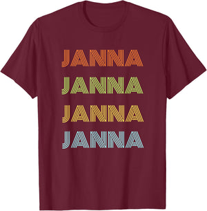 best Janna ever T-Shirt - T-Shirt | Maroon