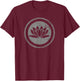Vintage Lotus Shirt, Buddhist Shirt & Women T-Shirt - T-Shirt | Maroon