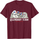 Legendary Team - Mount Rushmore Presidents' Day T-Shirt - T-Shirt | Maroon
