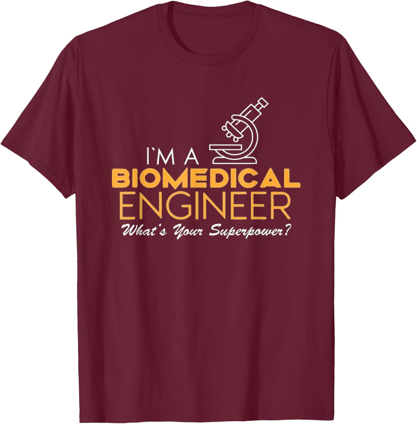 Vintage Future Engineering - Biomedical Engineering T-Shirt - T-Shirt | Maroon